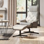 Miniature Fauteuil relaxation et repose pieds HELVIG 1100 (image 1)