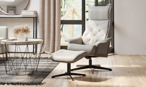 Fauteuil relaxation et repose pieds HELVIG 1100 1