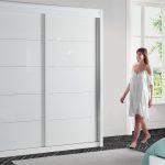 Miniature Armoire 2 portes coulissantes bois, 1 miroir central MULTY (image 4)