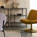Miniature Fauteuil en tissu pivotant BUBBA ZUIVER (image 1)