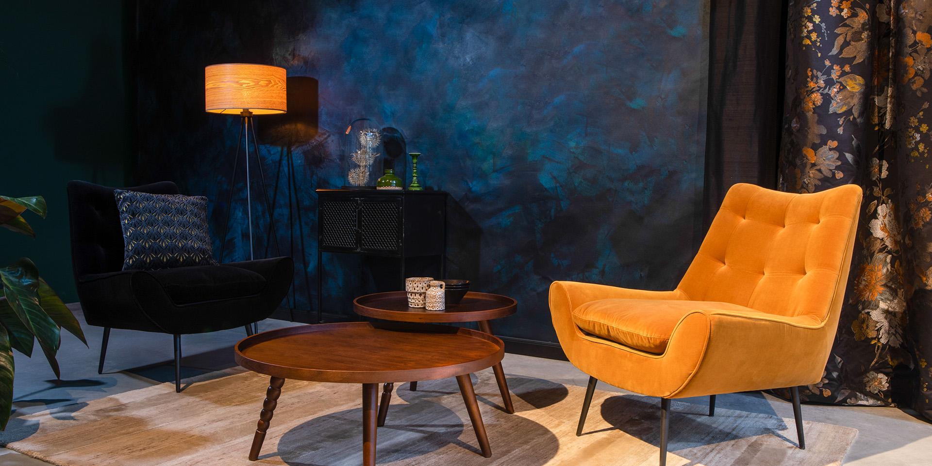 Slider Fauteuil en tissu GLODIS DUTCHBONE (image 1)