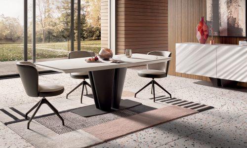 Chaise en tissu pivotante OCEAN 1