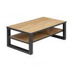 Miniature Table basse rectangulaire 2 niches QUEBEC (image 2)