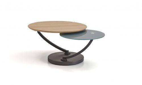 Table basse pivotante ronde MAGMA