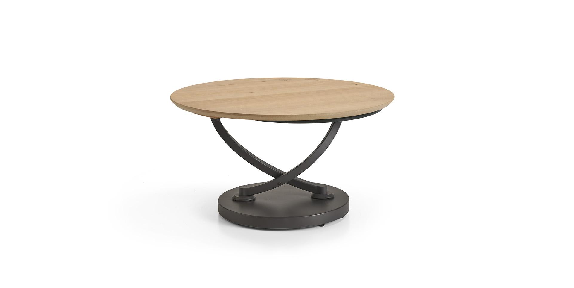 Slider Table basse pivotante ronde MAGMA (image 3)