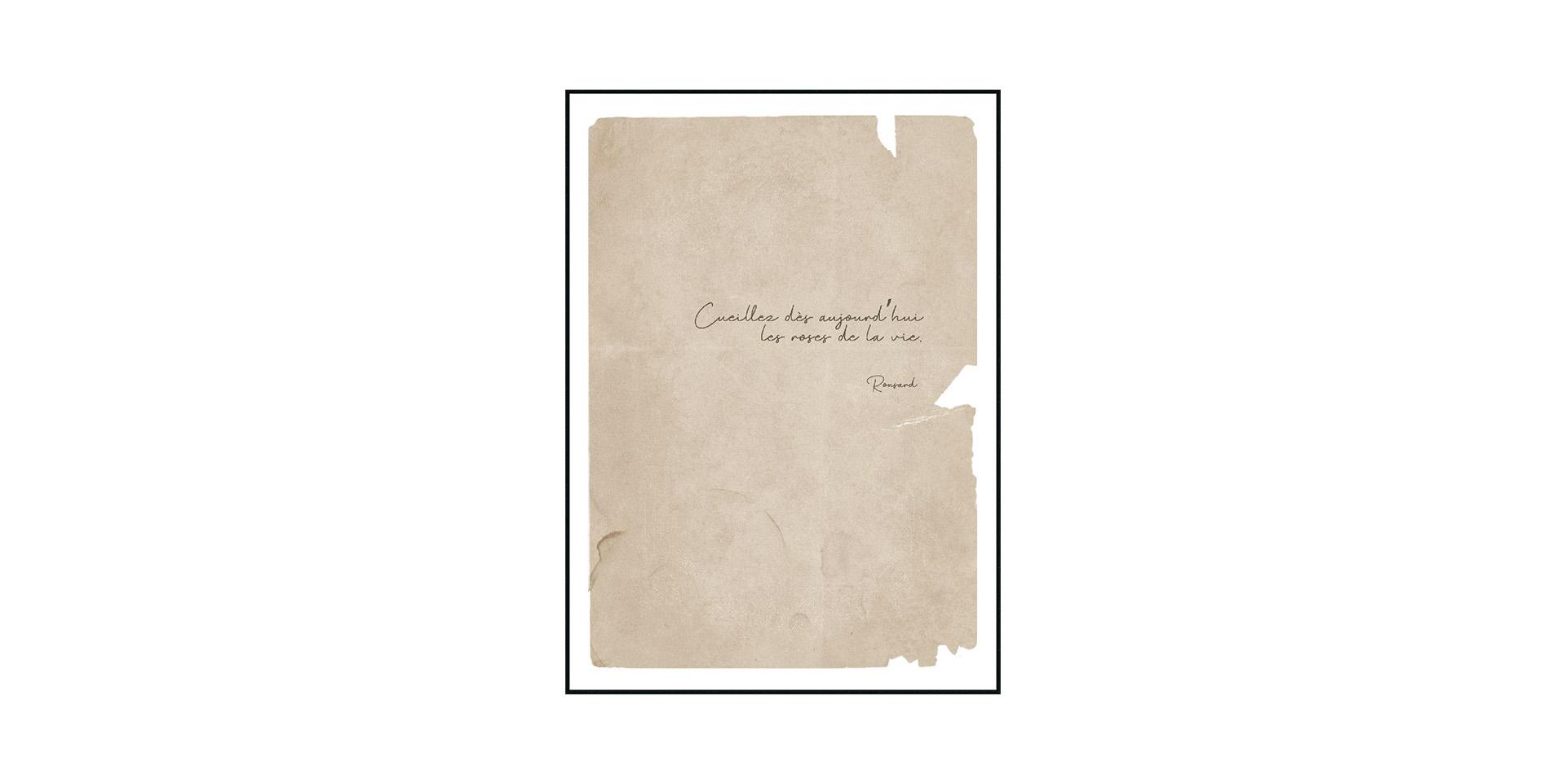 Slider Tableau POESIE RONSARD (image 1)