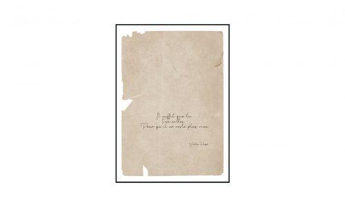Tableau POESIE PLUS RIEN
