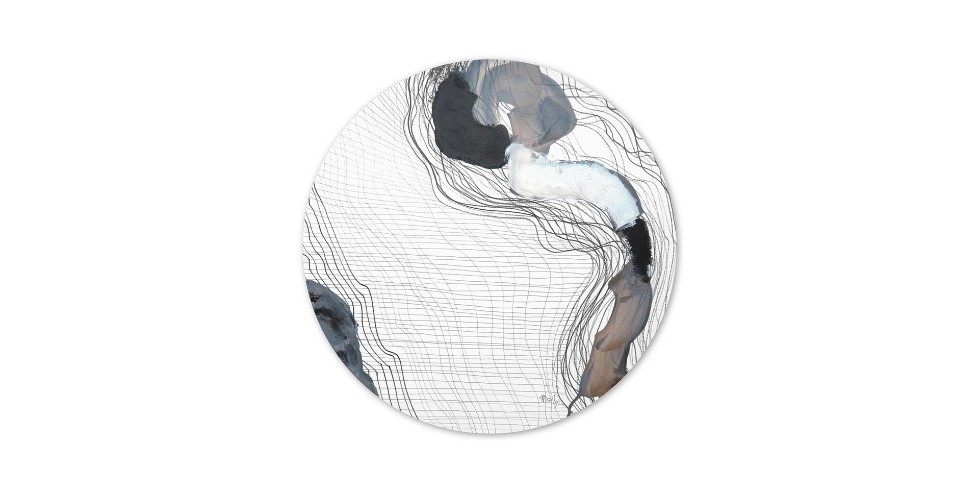 Slider Tableau MY LABYRINTHE GRIS (image 1)