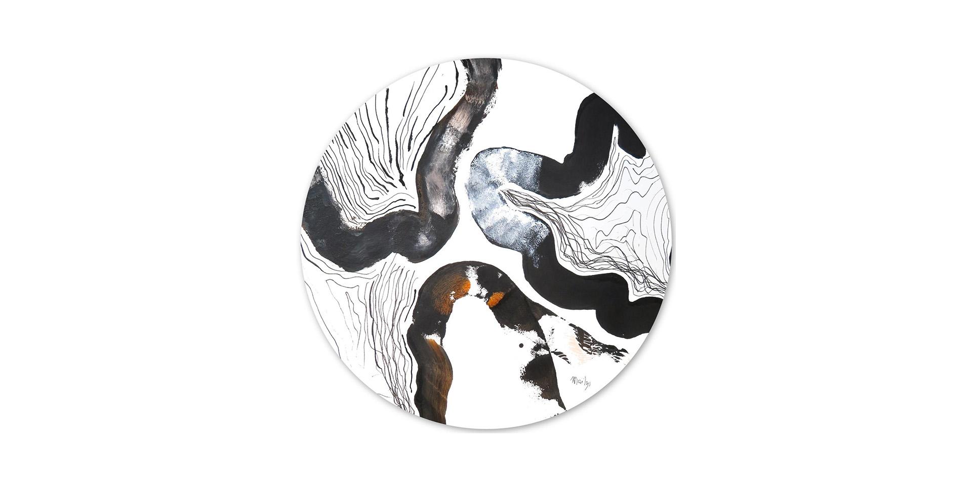 Slider Tableau MY LABYRINTHE NOIR (image 1)
