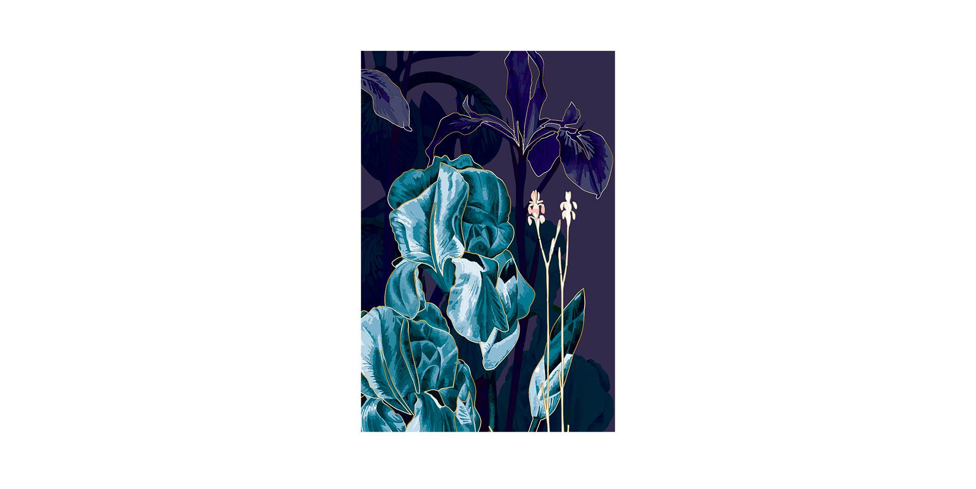 Slider Tableau UV IRIS BLEU (image 1)
