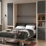 Miniature Lit escamotable vertical avec bureau SMART (image 1)