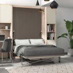 Miniature Lit escamotable vertical avec module table SMART (image 1)