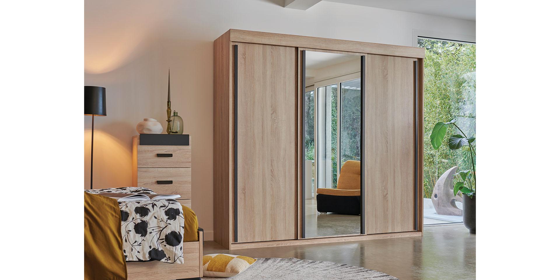 Slider Armoire 2 portes coulissantes FIRST (image 2)