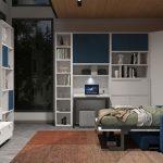 Miniature Lit escamotable vertical avec banquette SMART (image 1)
