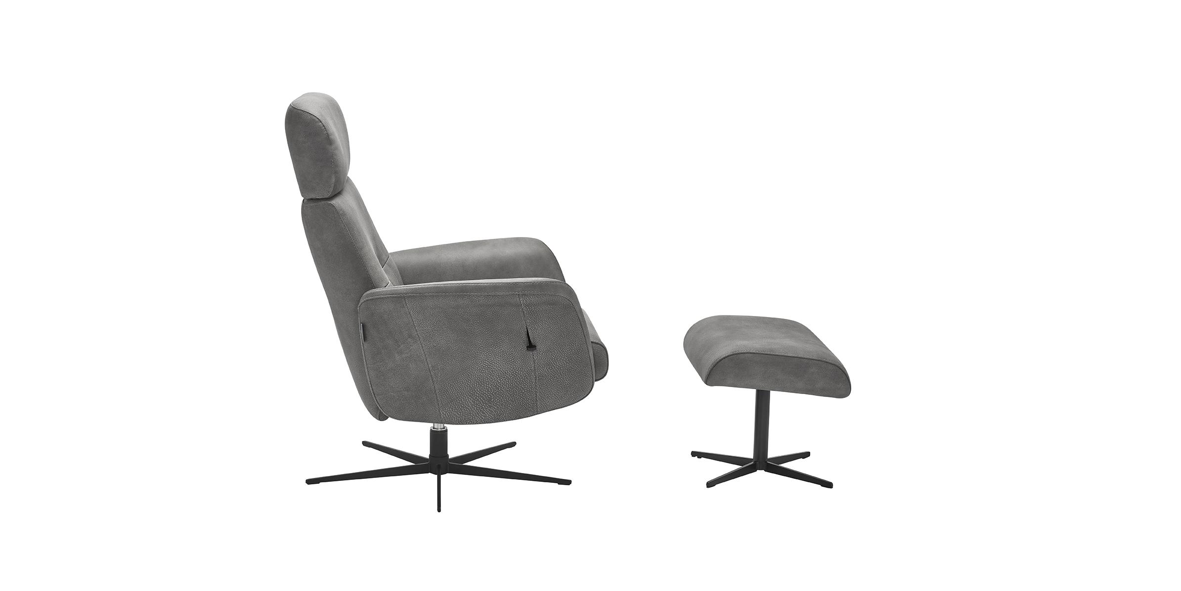 Slider Pouf repose-pieds TULIP cuir (image 5)