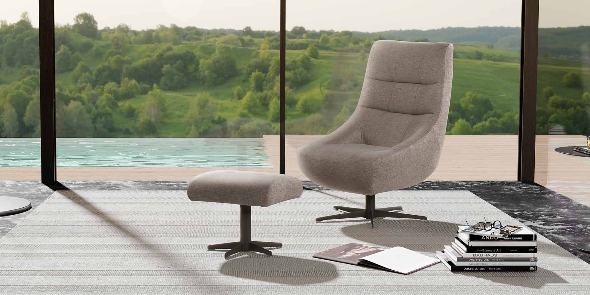 Slider Pouf repose-pieds AURORA (image 1)