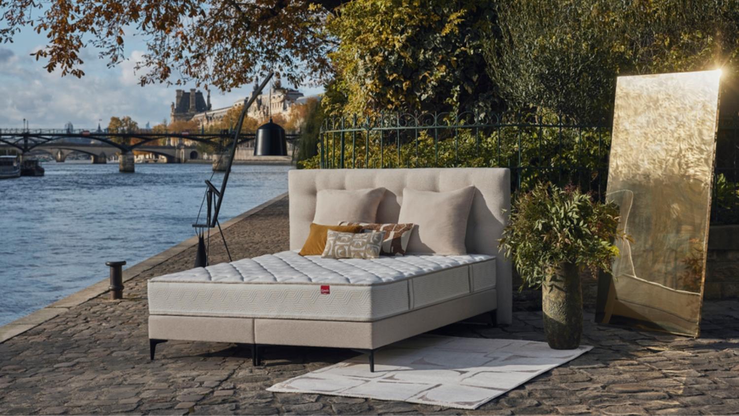 Slider ENSEMBLE MATELAS GEOMIS/SOMMIER NOYER (image 7)